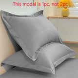 Popxstar 1 Piece Of Matte Solid Color Pillowcase, Soft Pillowcase With Envelope Sealing For Bedroom, Bedding