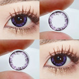 Popxstar 2pcs Cosplay Myopia Color Contact Lenses Anime Diamond Pupil 6months Halloween Cute Eye Circle Lens 14.2mm