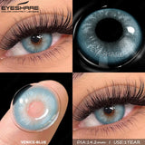 2pcs Color Contact Lenses for Eyes Brown Eye Colored Lenses Blue Eye Contacts Gray Eyes Lens Yearly Beautiful Pupils