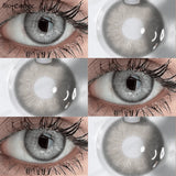 Popxstar  Colored Contact Lenses 1 Pair Colored Contact Lenses Korean Natural Eye Contact Yearly UV Protection Gray Lenses