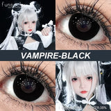 Popxstar  Cosplay VAMPIRE Contact Lenses for Halloween Eyes Lens Strange Colored Contacts Lens Blind Black Mesh White Cosplay Len