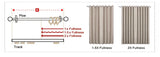 French Luxury Water Rippling Gauze Curtain Lace Modern Translucent High-end Curtains for Living Room Bedroom Dining Custom Size