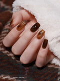 12ML Maillard Tortoise Shell Gelly Amber Gel Nail Polish Brown Nails Black Nails New Year Nails Nail Supplies
