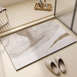 Popxstar Bathroom Carpet Toilet Foot Mats Absorbent Bathroom Mat Diatom Mud Floor Mat Non-Slip Bath Rug Toilet Doormat Quick Drying Rugs