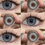 Popxstar 1 Pair Pink Lenses Colorcon Korean Lenses Colored Contact Lenses Fashion Lenses Cosmestic for Party
