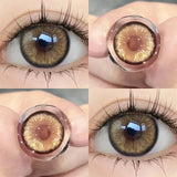 1 Pair Natural Color Contact Lenses for Eyes Brown Contacts Degree High Quality Lenses Korean Beautiful Pupil