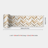 Popxstar  41 Styles Baseboard Stickers Waterproof Peel & Stick Waistline Wall Sticker Floor Border Sticker For Kitchen Bathroom 10x200cm