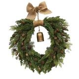 Popxstar Bohemian for Front Door Indoor with Bow Knot Spring Decorations Gift Artificial Wreath Garland for Living Rooms Porches Bedrooms