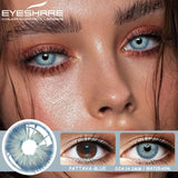 Popxstar  1 Pair Colorful Contact Lenses for Eyes Fashion Blue Eye Lenses Green Lenses Gray Eye Contacts Yearly Lens Eye Contact