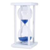 Popxstar  30/60 Minutes Hourglass Kitchen School Modern Wooden Sandglass Home Decoration Gift