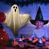 Popxstar Halloween Party LED Glow Ghost Home Indoor Outdoor Decoration Supplies 2024 Haunted House Bar Hanging Horror Props with Lights