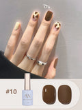 12ML Maillard Tortoise Shell Gelly Amber Gel Nail Polish Brown Nails Black Nails New Year Nails Nail Supplies