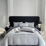 Popxstar  Nordic Luxury Egyptian Cotton Bedding Set King Queen Double Twin Size with Sheet Duvet Cover Pillowcases 1/2 People Bed Linens