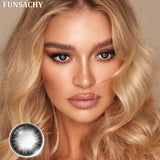 Popxstar  1 Pair Colored Contact Lenses for Eyes Green Beauty Pupils Brown Fashion Lenses High Quality Blue Eye Contacts Yearly