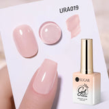 popxstar UR SUGAR 15ml Jelly Milky White Translucent Color Gel Polish Semi Permanent UV Gel Nail Art Soak Off Gel Varnish Latest Fashion