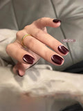 Autumn Winter Blue Black Red Glass Bead Crystal Cat Eye Gel Nail Polish New Whitening High Density Sparkling Nail