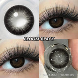 Popxstar  2pcs Blue Green Contact Lenses Yearly New Colored Lens Brown Natural Cosmetic Gray Big Eyes Korean Student Beauty Pupil