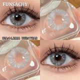 1 Pair contact lenses for eyes color eye contacts brown gray lens beautiful pupils for makeup yearly use