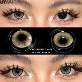 Popxstar Colored Contacts Lenses Natual Pupils for Eyes Natural Look Eye Contacts Grey Fashion Lenses Beauty Green Eye Color Lens