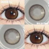 Popxstar  1Pair Nature Brown Contact Lenses for Eye color Lenses Black Lenses Degree Prescription -0.00 to -8.00 Beauty Pupils