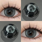 2pcs High Quality Korean Natural Lenses Color Contact Lenses for Eyes With Diopters Prescription Fashion Beauty Pupil