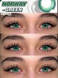 Popxstar  Big Diameter Black Lenses 14.5mm Lenses Colored Contact Lenses for Eyes Big Eye Lenses Natural Look Brown Lenses