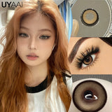 Popxstar NEW Cosplay Colored Contact Lenses for Eyes Anime Purple Lenses Cosmetic Blue Eye Contacts Brown Natural Fashion Lenses