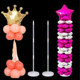 Popxstar 1PC 130cm Clear Balloon Column Stand Arch Balloons Holder for Graduation Decoration Wedding Birthday Baby Shower Party Supplies