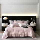 Popxstar  1000TC Egyptian Cotton Soft Silky Jacquard Embroidery Luxury Bedding Set Duvet Cover Flat/Fitted Bed Sheet Pillowcases 4Pcs