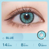 2Pieces Color Contact Lenses Bueatiful Pupil Cosmetic Circle Lens Yearly Cosplay Colour Contacts