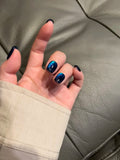 Autumn Winter Blue Black Red Glass Bead Crystal Cat Eye Gel Nail Polish New Whitening High Density Sparkling Nail