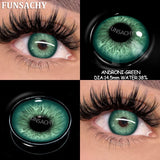 Popxstar  1pair IKEREL Color Contact Lenses for Eyes Blue/Brown/Gray/Green Softlens Natural Eye Contacts Yearly Cosmetics Pupils
