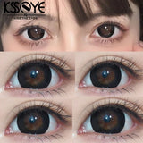 Popxstar  1 Pair Natural Colored Lenses for Eyes withchron baby Black Eyes Contacts Lens Beauty Pupil Yearly Use Fast Shipping