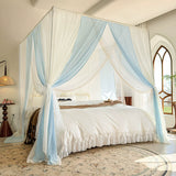 New Summer 2 Layers Mosquito Net for Home Decor with Bracket Princess Palace Bed Curtain Tent for Girls Room