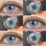 Popxstar  2pcs Color Contact Lenses Pupil Blue Nature High Quality Myopic  Lens Green  Eyes Beauty Makeup Lens Yearly Free Delivery
