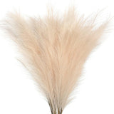 Popxstar  10pcs Fluffy Pampas Grass Artificial Simulation Plant Flowers  for Wedding Boho Bouquet Home Party Decoration Reed Floral Decor