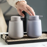 Popxstar Nordic Ceramic Foam Bottle Simple Lotion Bottle Hand Sanitizer Bath Gel Shampoo Foam Press Bottle Bathroom Accessories