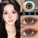 Fashion Color Contact Lenses 1 Pair Black Big Eyes Softlenses Colored Contact Lens Eye Makeup Beautiful Pupils
