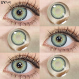 1 Pair Color Contact Lenses for Eyes High Quality Green Colored Lenses Blue Lenses Gray Natural Lenses  Fashionable