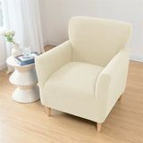 Popxstar Polar Fleece Tub Chair Cover Spandex Club Armchair Slipcovers for Living Room Elastic Single Sofa Covers Home Bar Counter Hotel
