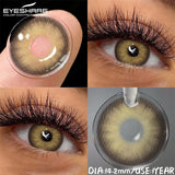 2pcs Natural Colored Contact Lenses Blue Brown Eye Contacts Lenses Gray Makeup EyesLense Yearly Green Beautiful Pupils