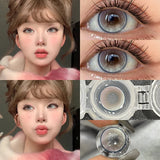 2Pcs New Colored Contacts Lenses for Eyes with Myopia Disposable High Quality Soft Natural Beauty Pupil Free Shipping