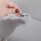 Popxstar Transparent Color Plastic Clip File FolderA4/A5/A6/Notebook Loose Leaf Ring Binder Planner Agenda School Office Supplies