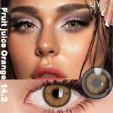 1Pair NEW Color Contact Lenses For Eyes Beauty Pupils Natural Pupils Brown Contact Lenses Soft Colorful Cosmetics Gray Len