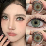 Lenses Colored Contact Lenses  Natural Look Lenses  Women Beauty Colored Pupils Green Contact Lenses Blue Contact Lenses