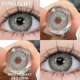 Popxstar  2Pcs Greeen Lenses Natural Colored Contact Lenses for Eye High Quality Blue Eyes Contacts Lens Yearly Beautiful Pupil