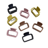 Popxstar Small Hair Claw Clips Women Girls 5.2cm Square High Ponytail Clip Clamp Korean Simple Matte Non Slip Hair Styling Accessories