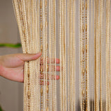 100x200cm Beaded Fringe Curtain Doorway Divider for Living Room Wedding Party Decor DIY Handmade Tassel Curtain