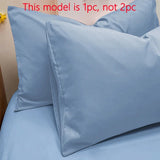 Popxstar 1 Piece Of Matte Solid Color Pillowcase, Bedroom Pocket Sealed Soft Pillowcase, Bedding
