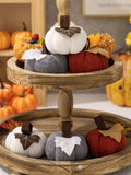 Popxstar 1PC Home Decoration Ornaments Thanksgiving Harvest Day Knitted Pumpkin Can Be Used as Ornaments, Banners, Banners, and Flags